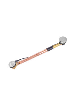Bathtub Overflow Set with Knob Control (On/Off) - Copper