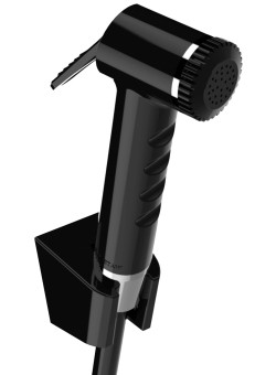Icon Health Faucet Black: 1 Mtr